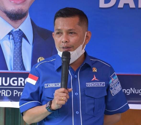 Ketua DPC Demokrat Pekanbaru, Tengku Azwendi Fajri (foto/int)